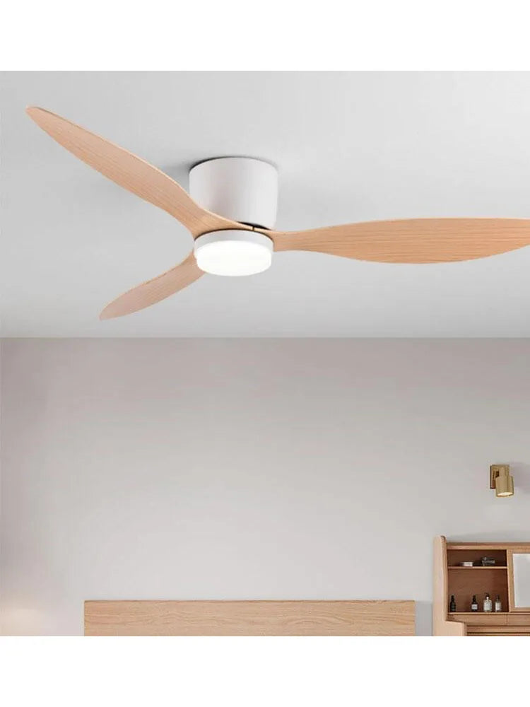 Ventilatori da soffitto da 42 pollici da 52 pollici con luci Ventilatori a motore CC a 3 colori a 6 velocità – foto 9