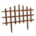 Recinto legno listelli per aiuola, 65x49 cm