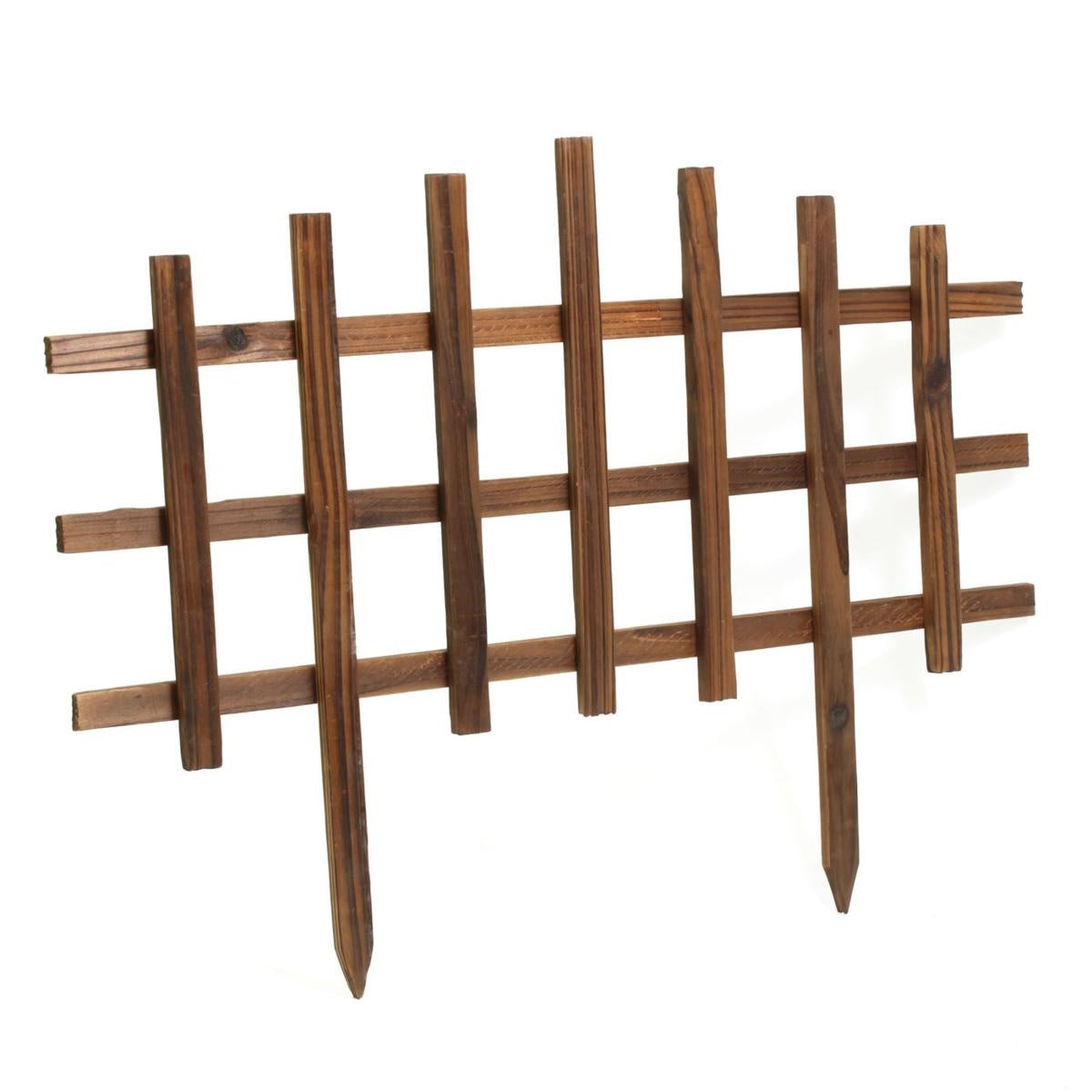 Recinto legno listelli per aiuola, 65x49 cm