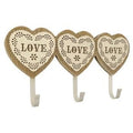 Appendino 3 posti a cuore (kit da 5)