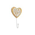 Appendino 1 posto a cuore in legno naturale (kit da 10)