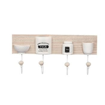 Appendino cucina 4 posti, 44x7x20 cm