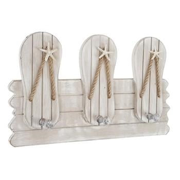 Appendino 3 posti a infradito, 36x5x20 cm (kit da 3)