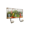 Appendino ferro 2p.erbe aromatiche, 23x4x12 cm