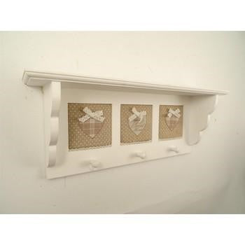 Appendino 3p. Bianco scozz/pois