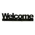 Appendino 4 posti moderno nero Welcome (kit da 3)