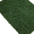 Tappeto in cotone verde, 60x90 cm (kit da 3)