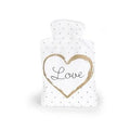 Borsa riscaldabile da microonde Love (kit da 5)
