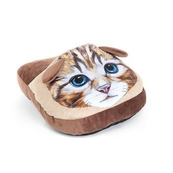 Ciabattone riscaldante con disegno gatto (kit da 3)