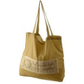 Shopper in tessuto beige, 2 assortiti (kit da 5)