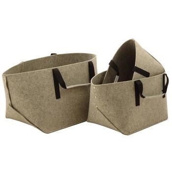 Borsa in feltro grigia