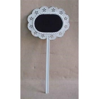 Lavagnetta con supporto in metallo (kit da 10)