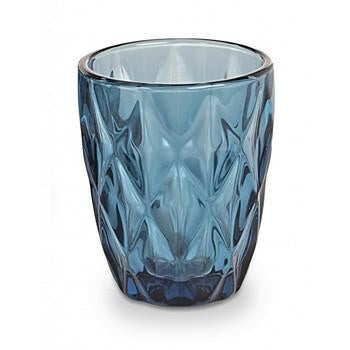 Bicchiere da acqua Diamanti blu, Ø8H10 cm (kit da 10)