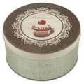 Scatola tonda in latta (kit da 5)