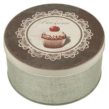Scatola tonda in latta (kit da 5)