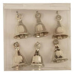 Campanelle decorative set di 6 pezzi in scatola pvc, 4X4 cm