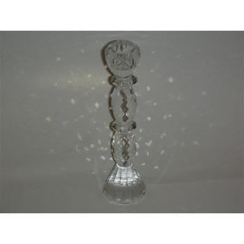 Candeliere piadist bombato 1p cristallo