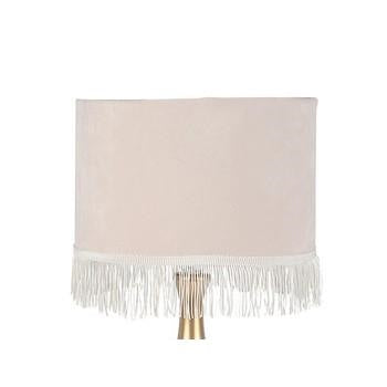 Paralume in velluto beige (kit da 3)