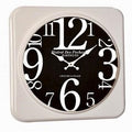 Orologio da muro in ferro nero e bianco