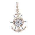 Orologio ad ancora con sabbia e conchiglie (kit da 5)