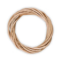 Corona in vimini naturale, Ø10 cm (kit da 10)