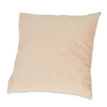Cuscino velluto beige imbottitura inclusa