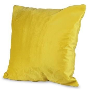 Cuscino in velluto ocra, imbottitura inclusa (kit da 3)
