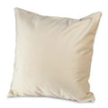 Cuscino in velluto beige con imbottitura (kit da 3)