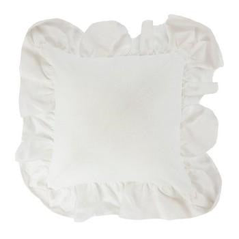 Cuscino con volant, collezione Romantic Linen
