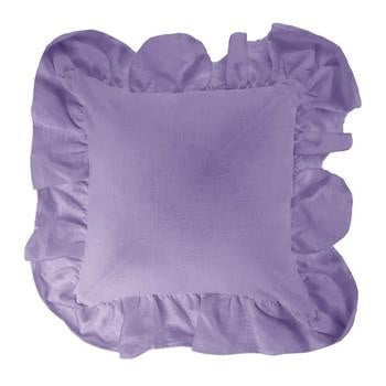 Cuscino con volant collezione Lilly, imbottitura inclusa (kit da 3)