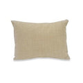 Cuscino in tessuto beige con bottone (kit da 10)