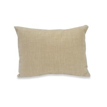 Cuscino in tessuto beige con bottone (kit da 10)