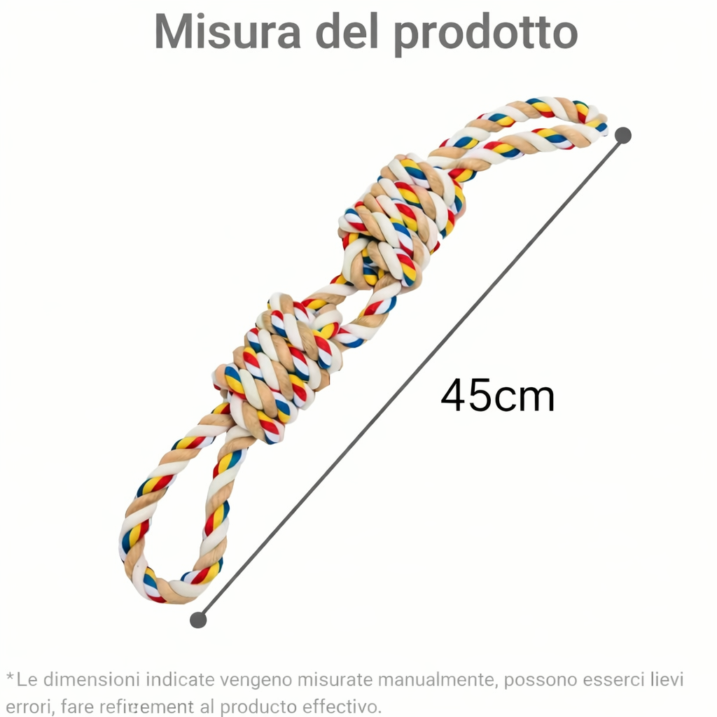 Giocattolo per cani in corda resistente – foto 2