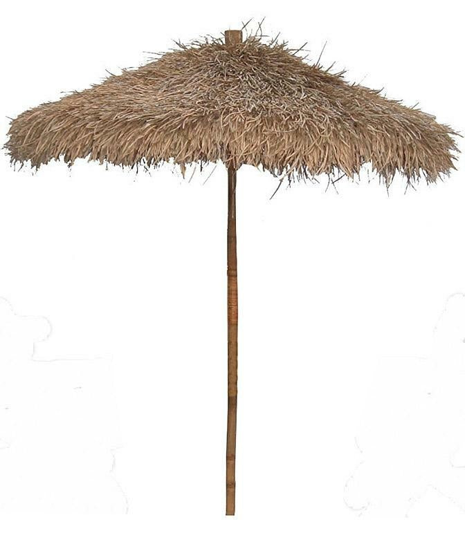 Ombrellone in bambù e fibre naturali, Ø210H27 cm