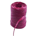 Rocchetto in rafia sintetica color ciliegia, 200 mt (kit da 3)
