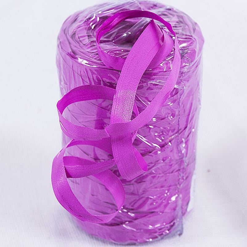 Rocchetto di filo fucsia in rafia di pvc, 200 mt (kit da 3)