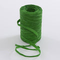 Rocchetto in rafia di pvc verde/verdone, 200 mt (kit da 3)