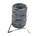 Rocchetto in rafia sintetica nera, 200 mt (kit da 3)