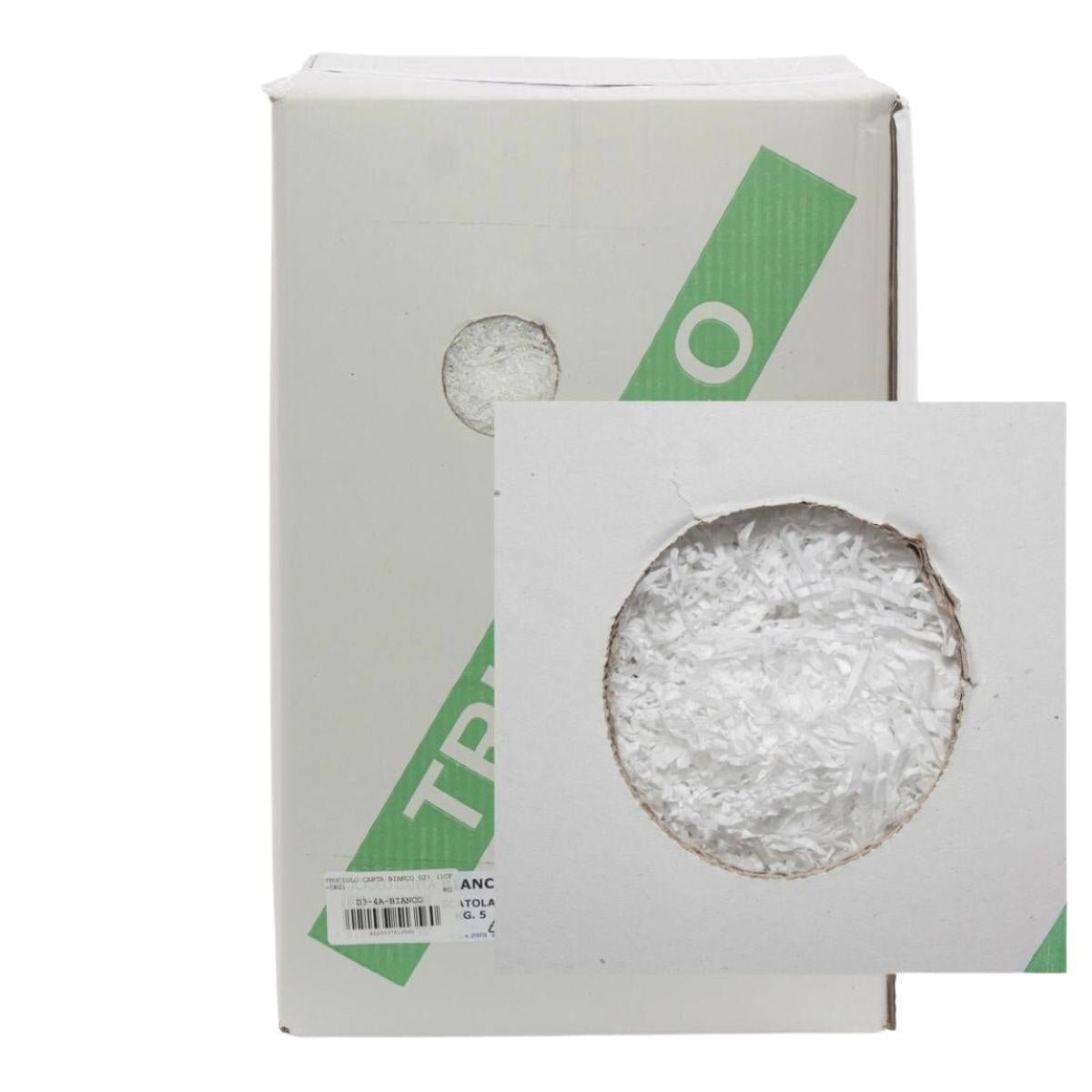 Truciolo di carta bianco, confezione da 5 kg (kit da 3)