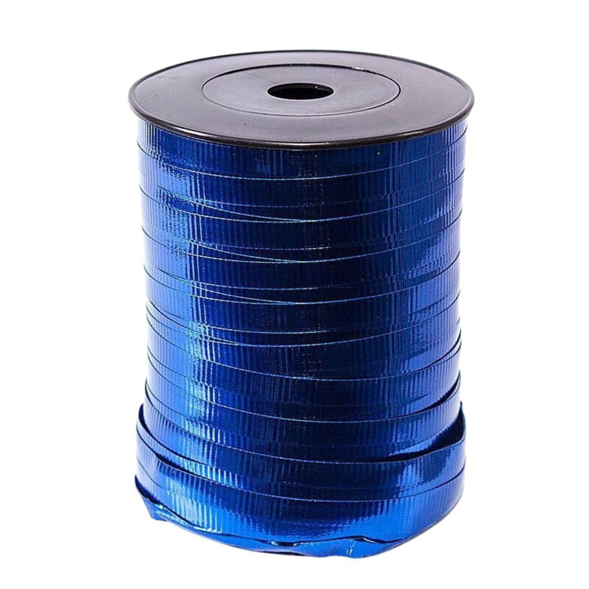 Rocchetto di nastro in PVC blu lucido, 500 m (kit da 3)