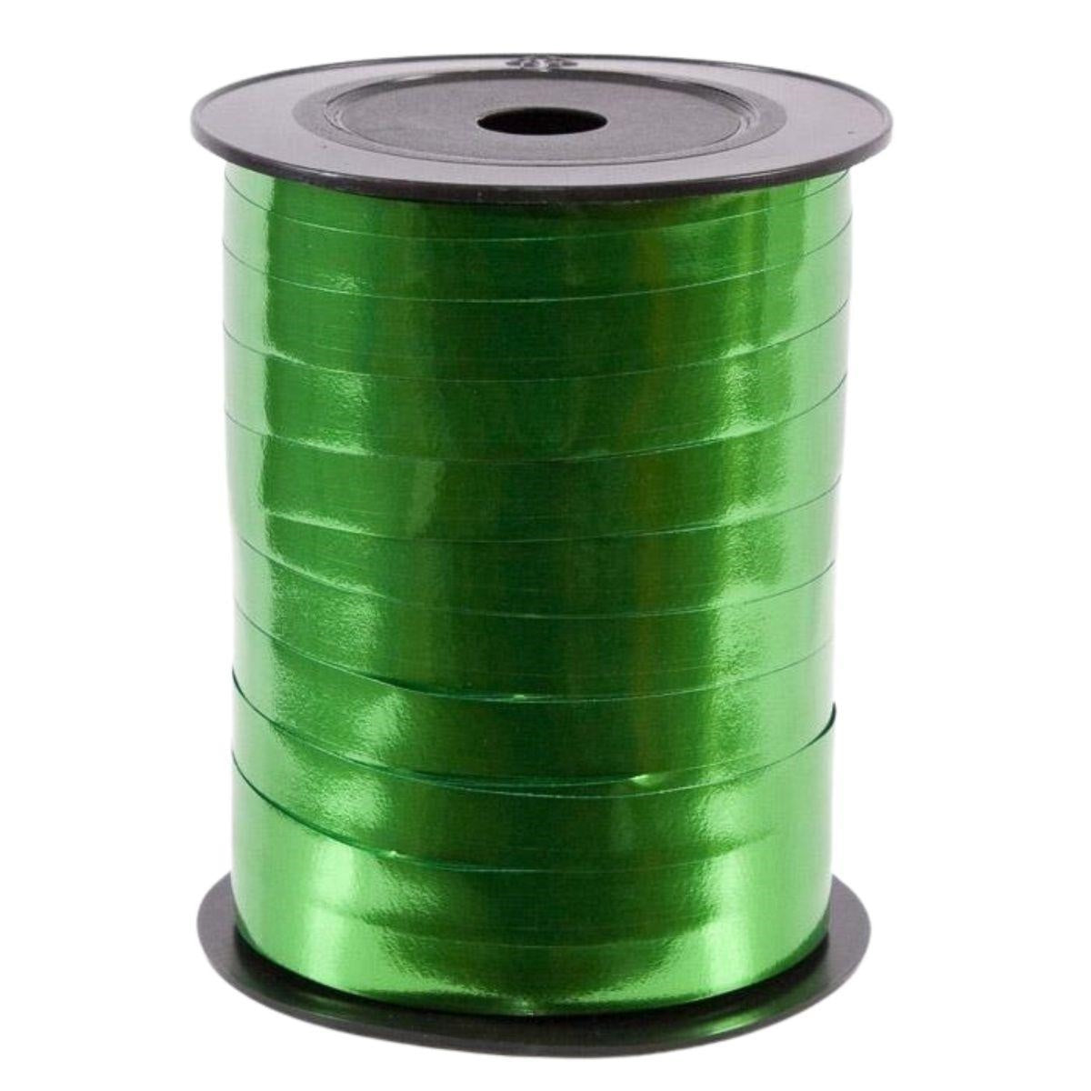 Rocchetto di nastro verde lucido in pvc, 250 m (kit da 3)