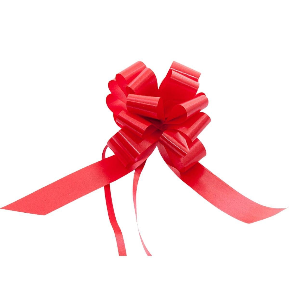 Fiocco liscio rosso 31 mm (kit da 10)
