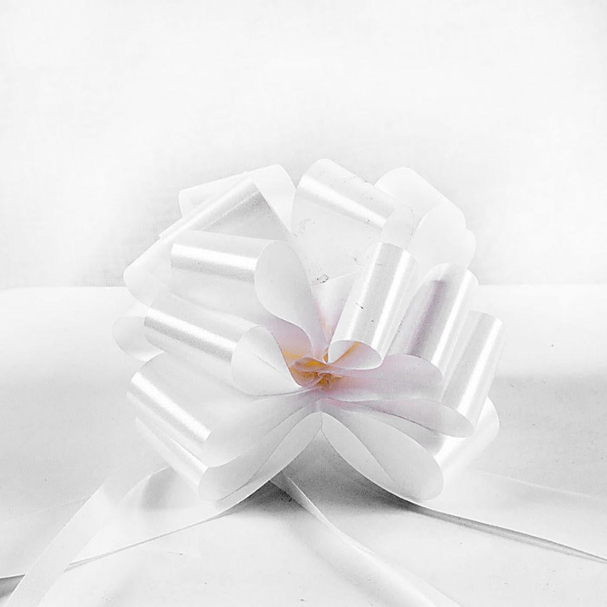 Nastro fiocco rapido bianco, 31 mm (kit da 10)
