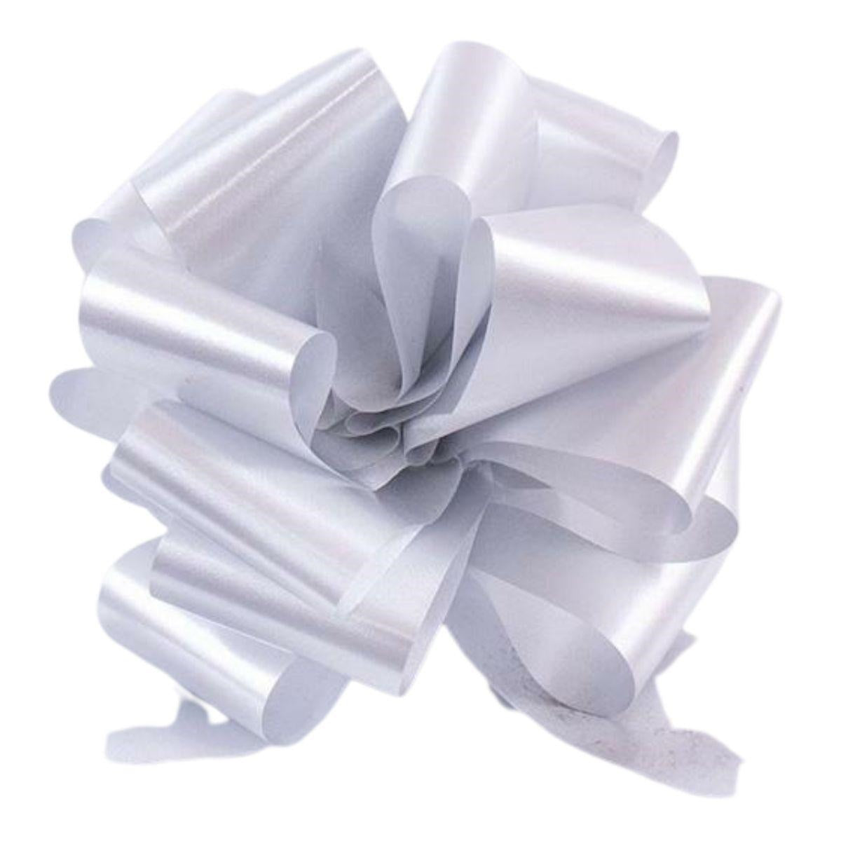 Fiocco liscio bianco 50 mm (kit da 10)