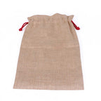 Sacco in juta naturale con lacci, 56x38 cm (kit da 5)