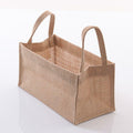 Vaschetta in juta naturale con 2 manici, 24x12x12 cm (kit da 10)