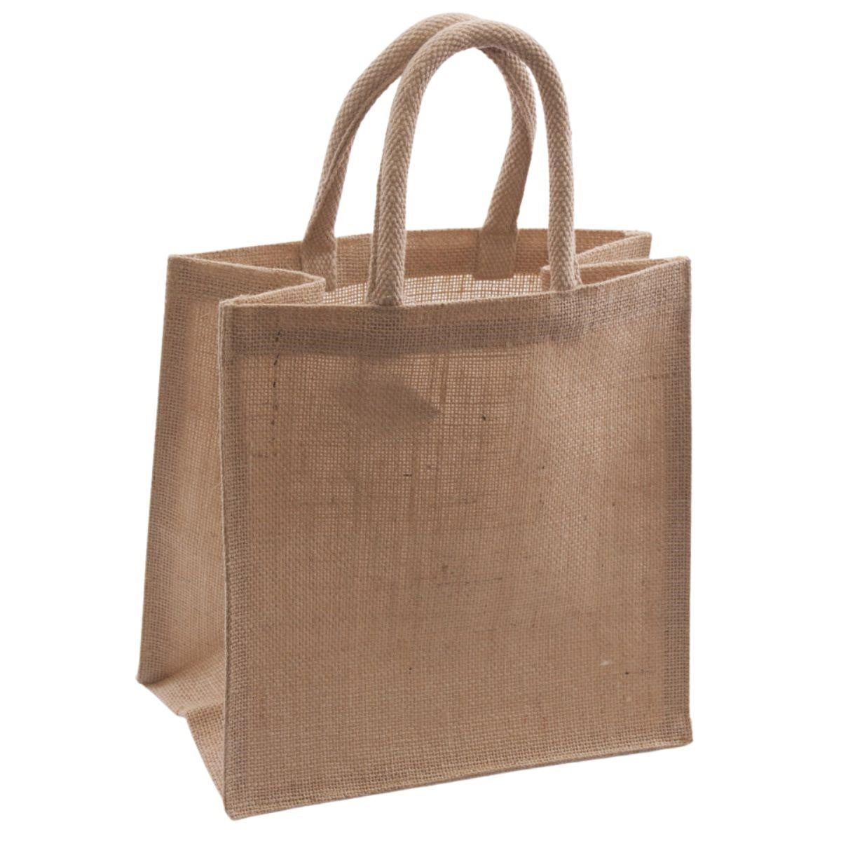 Borsina in juta naturale, 25x15H25 cm (kit da 10)