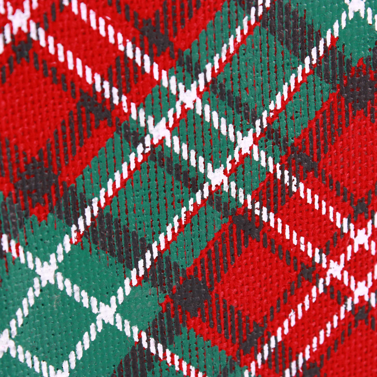 Borsina scozzese rossa in juta, 25x15H25 cm (kit da 5)