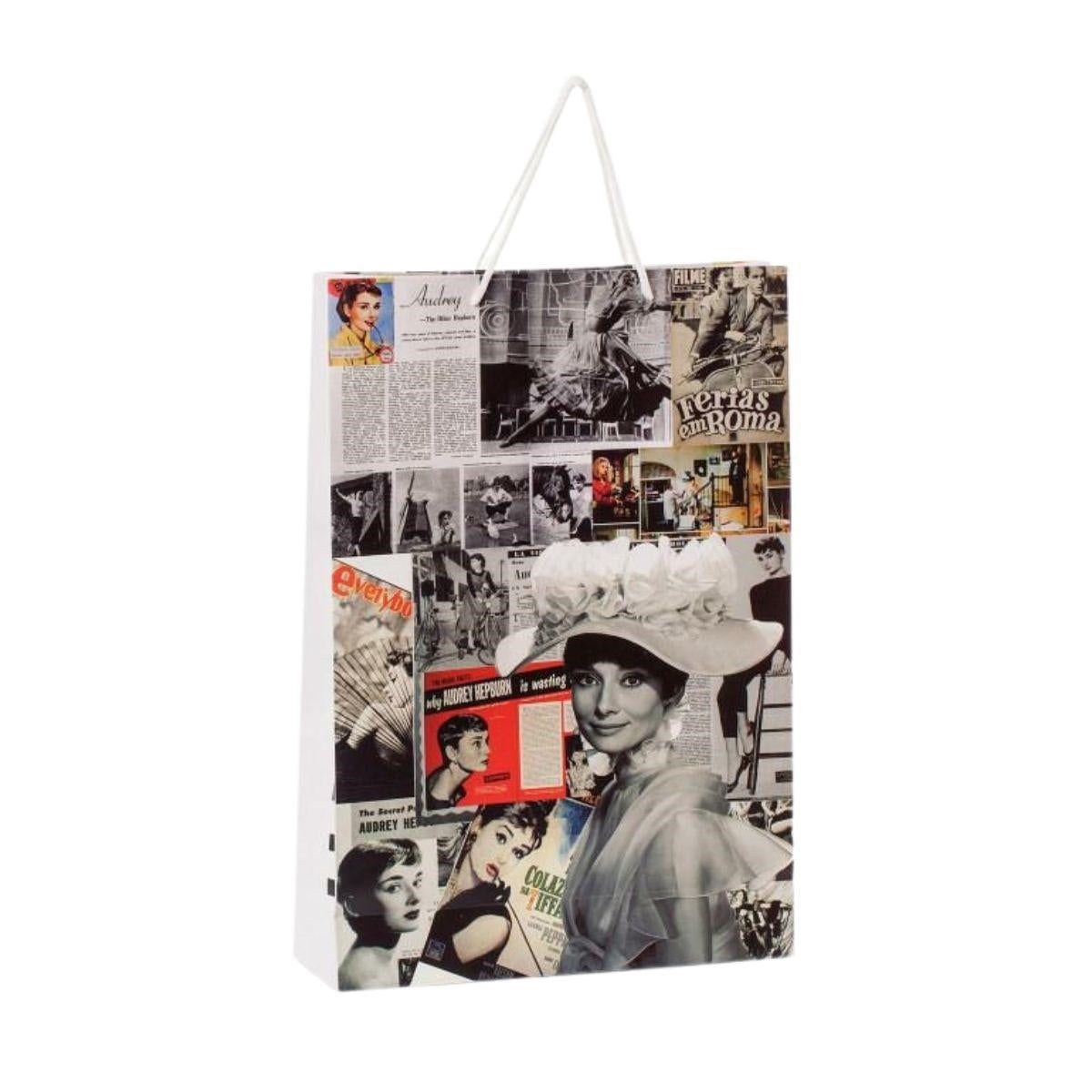 Shopper Audrey, confezione da 5, 32,5x10H47 cm (kit da 3)