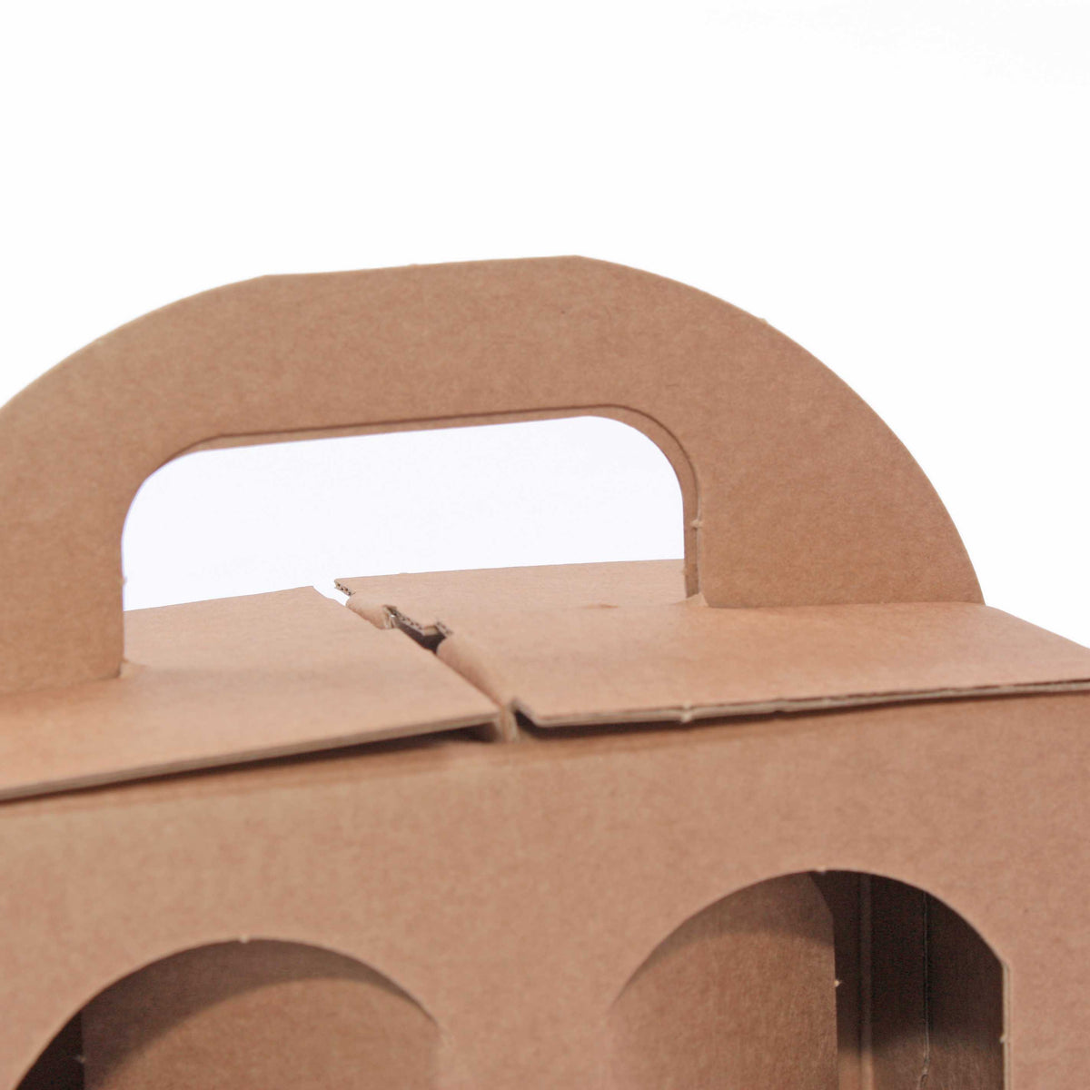 Borsina in cartone avana per due vasetti, 17x8x9 cm (kit da 10)